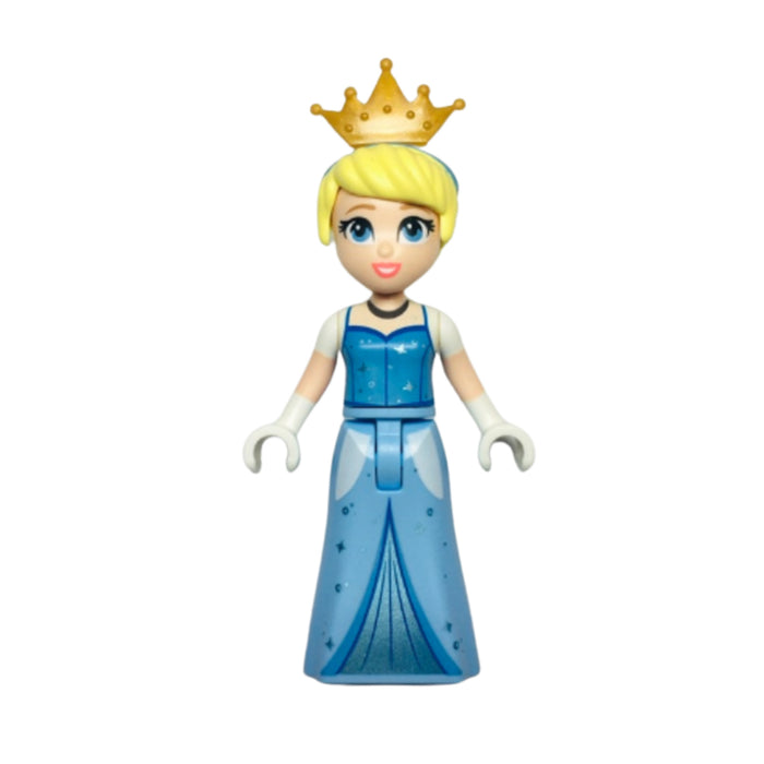 Lego Cinderella 43216 Blue Dress Pearl Gold Tiara Disney Princess Minifigure