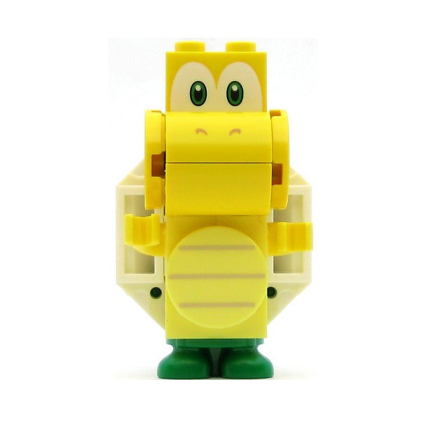 Lego Koopa Troopa 71362 Scanner Code with Yellow Lines Super Mario Minifigure