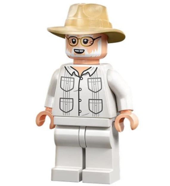 Lego John Hammond 76960 Shirt with 4 Pockets Jurassic World Minifigure