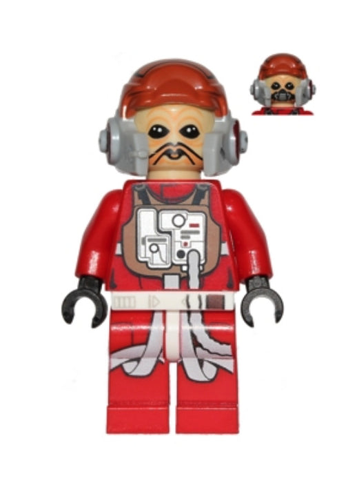 Lego Ten Numb 75050 Red Jumpsuit B-wing Star Wars Minifigure
