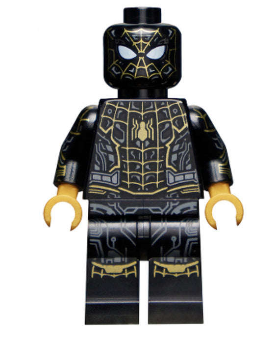 Lego Spider Man 76195 Black and Gold Suit Super Heroes Minifigure