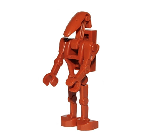 Lego Battle Droid Dark Orange 75015 Back Plate Episode 2 Star Wars Minifigure