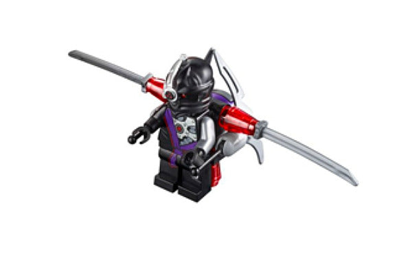 Lego Nindroid Warrior 70727 with Twin Blade Jetpack Ninjago Minifigure