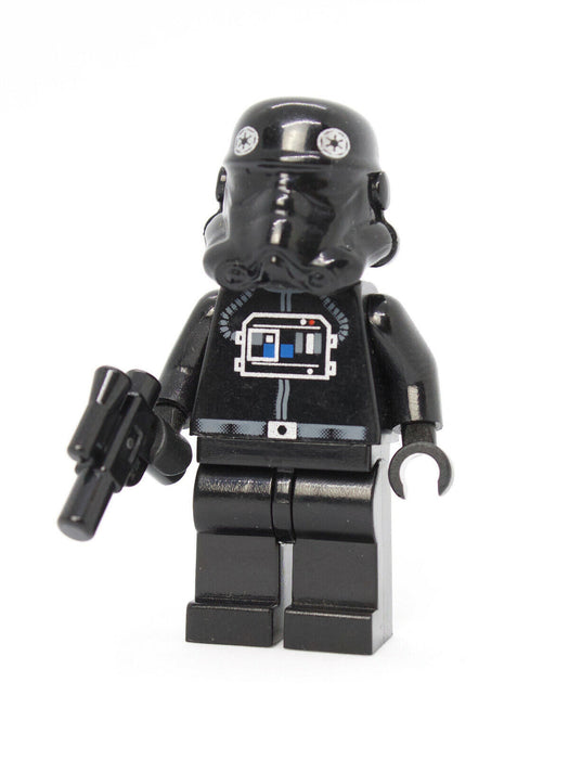 Lego TIE Interceptor Pilot 7659 6206  Black Head Star Wars Minifigure