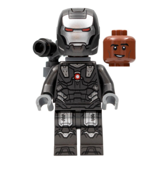 Lego War Machine 76216 Pearl Dark Gray and Silver Armor Super Heroes Minifigure