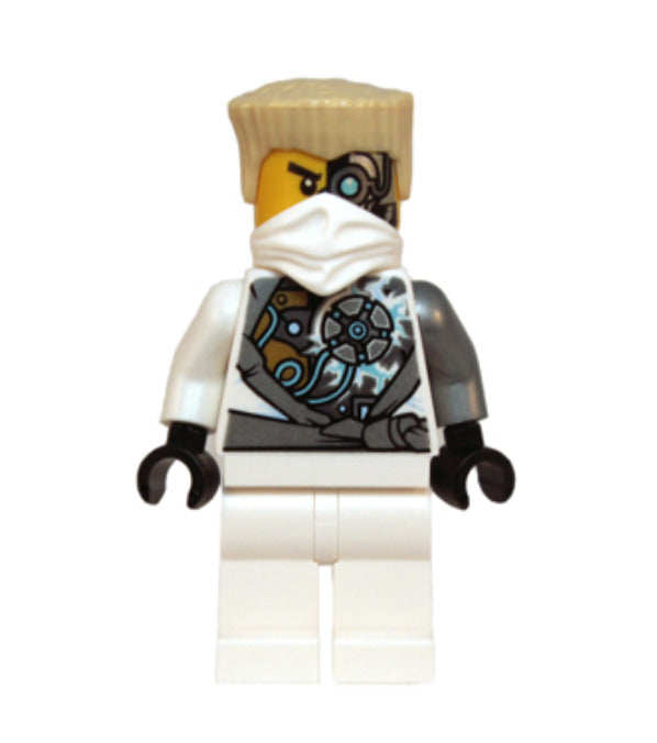 Lego Zane 70724 Techno Robe, Rebooted, Battle Damage Ninjago Minifigure