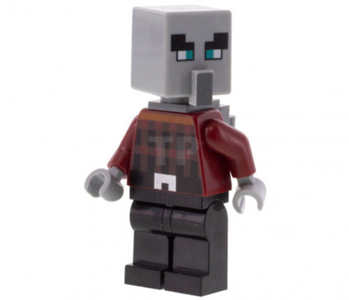 Lego Illager 21160 Black Legs Neck Bracket Minecraft Minifigure