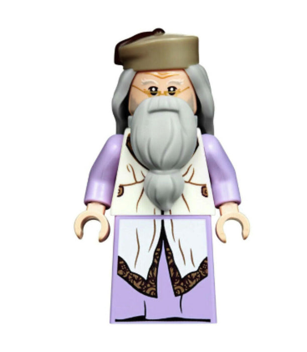 Lego Albus Dumbledore 75948 Lavender Robe, Dark Tan Hat Harry Potter Minifigure