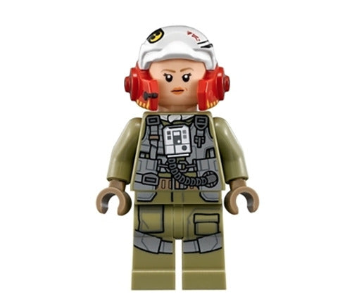 Lego Resistance Pilot A-wing 75196 Tallie Episode 8 Star Wars Minifigure