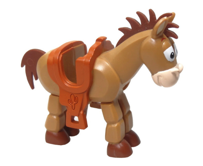 Lego Bullseye 7597 7594 Toy Story Medium Dark Flesh Horse Figure Minifigure