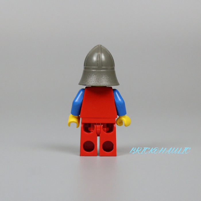 Lego Crusader Lion 6077 Red Legs Dark Gray Neck-Protector Castle Minifigure