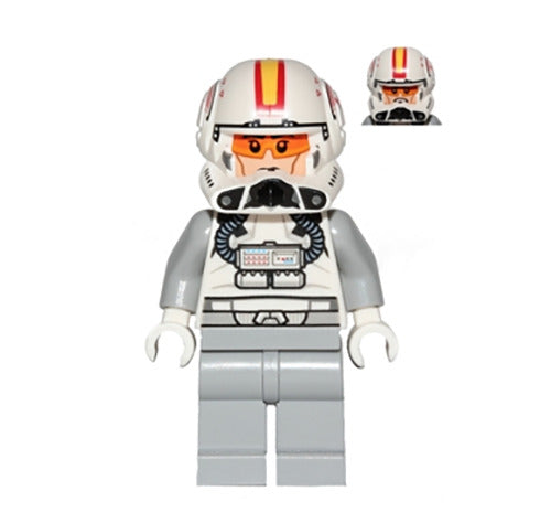 Lego Clone Pilot 75072 Open Helmet Yellow Episode 3 Star Wars Minifigure