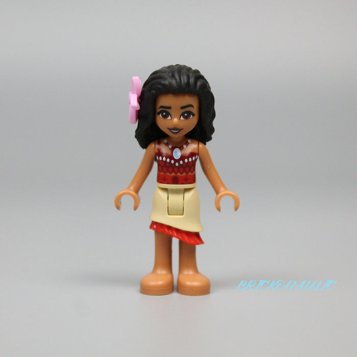 Lego Moana 41150 Tan Skirt, Bright Pink Flower Disney Princess Minifigure