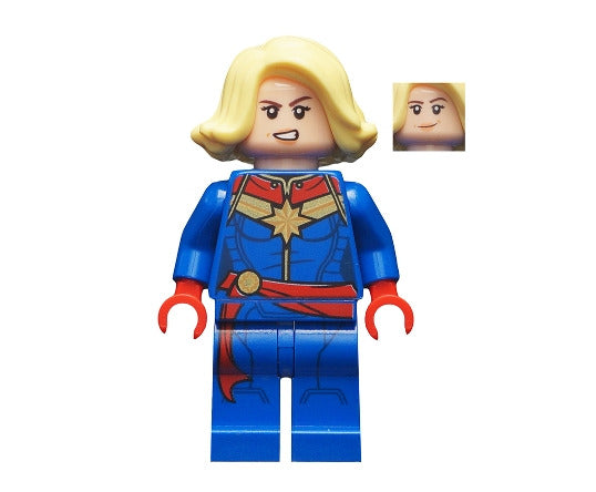 Lego Captain Marvel 76152 Bright Light Yellow Hair Super Heroes Minifigure