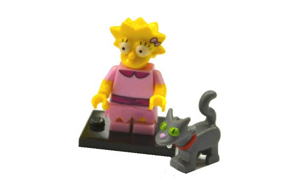 Lego Lisa with Snowball II 71009 The Simpsons Series 2 Collectible Minifigure