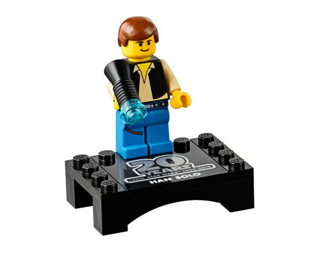 Lego Han Solo 75262 Blue Legs 20th Anniversary Torso Star Wars Minifigure