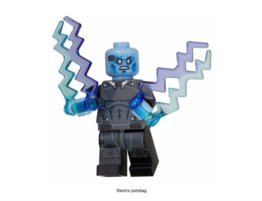 Lego Electro 5002125 Polybag Bluish Gray, Black Suit Super Heroes Minifigure