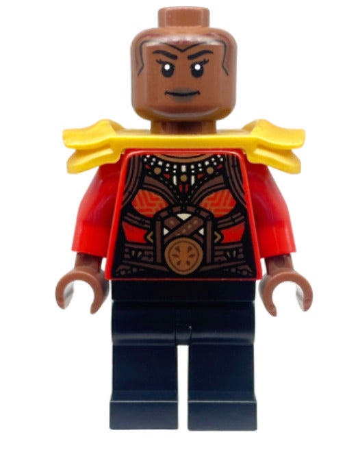 Lego Okoye 76266 76247 Red Top Shoulder Armor Super Heroes Minifigure