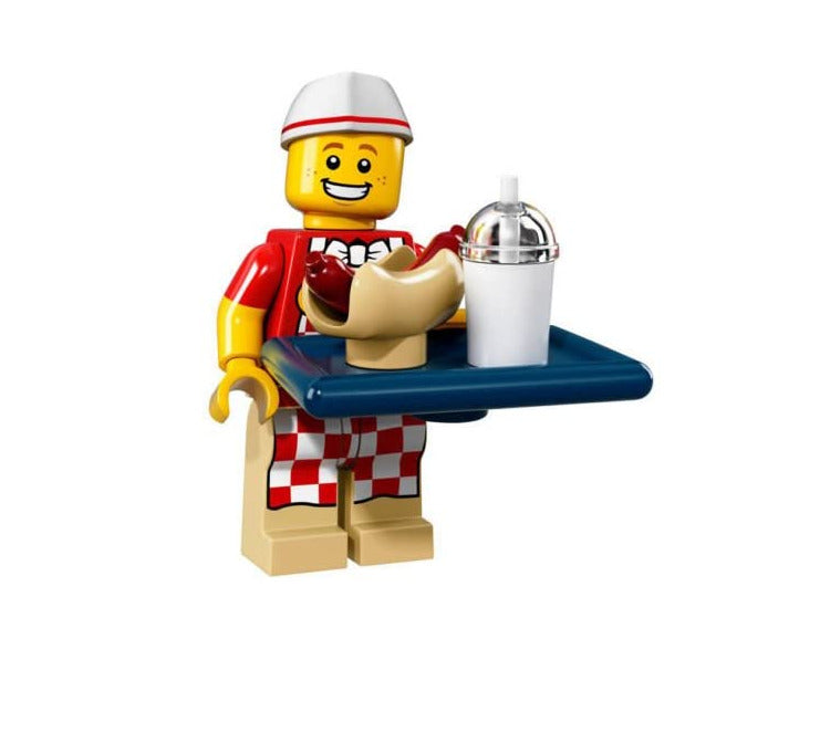 Lego Hot Dog Vendor 71018 Collectible Series 17 Minifigures