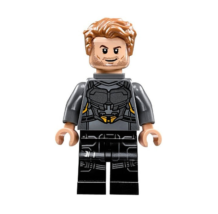 Lego Star-Lord 76081 Peter Quill Silver Armor, Jet Pack Super Heroes Minifigure