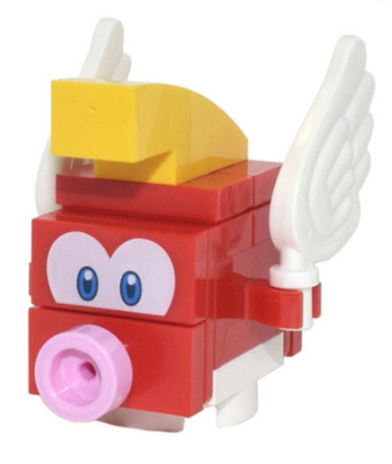 Lego Cheep Cheep 71400 Red Lower Face Super Mario Minifigure