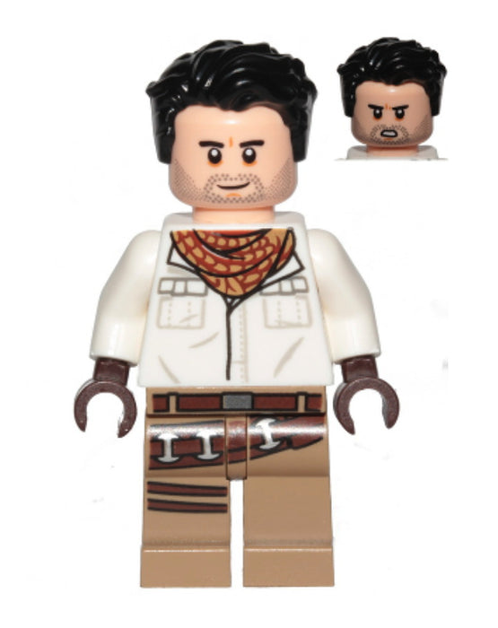 Lego Poe Dameron 75249 White Shirt Episode 9 Star Wars Minifigure