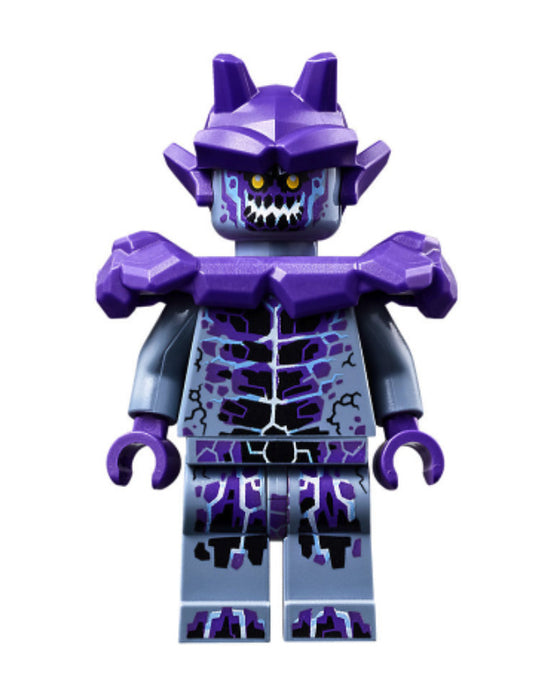 Lego Stone Stomper 70357 Dark Purple Markings Nexo Knights Minifigure