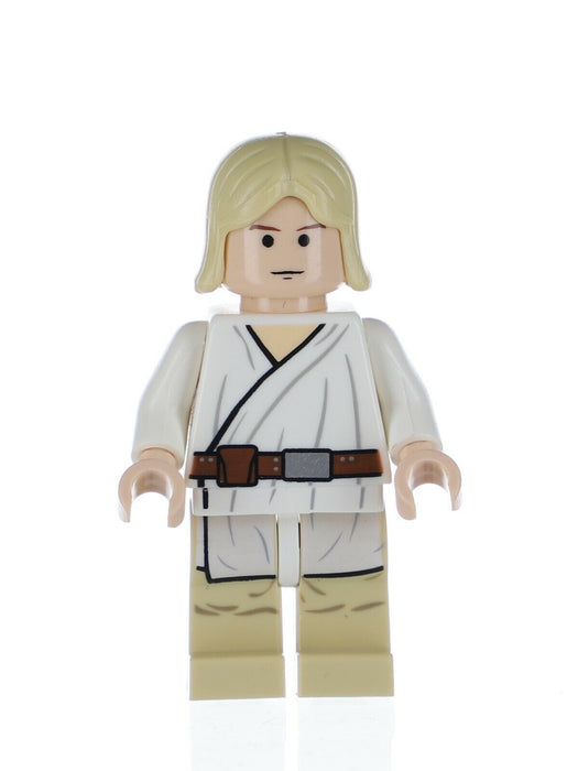 Lego Luke Skywalker 10188 10179 Tatooine, Light Flesh Star Wars Minifigure