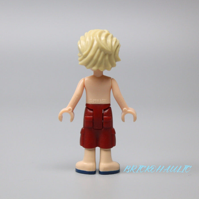 Lego Mason 41347 Dark Red Shorts, Shirtless Friends Minifigure