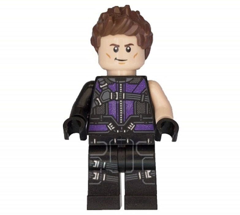 Lego Hawkeye 76067 Black and Dark Purple Suit Civil War Super Heroes Minifigure