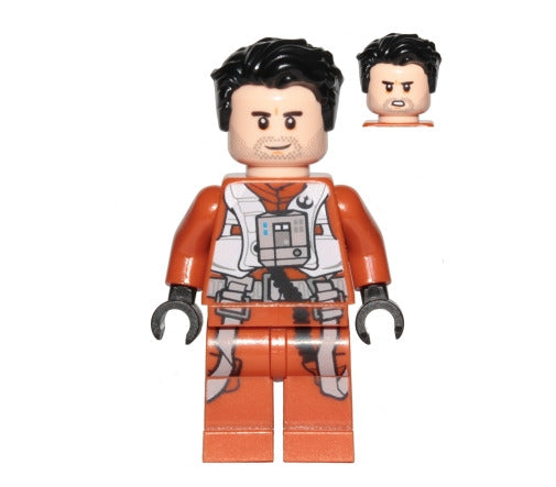 Lego Poe Dameron 75273 Pilot Jumpsuit Episode 7 Star Wars Minifigure