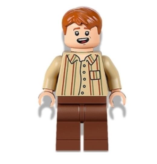 Lego Fred Weasley 76408 Tan Striped Shirt Harry Potter Minifigure