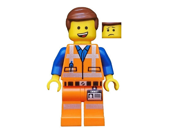 Lego Emmet 70818 Lopsided Open Mouth Smile The LEGO Movie Minifigure