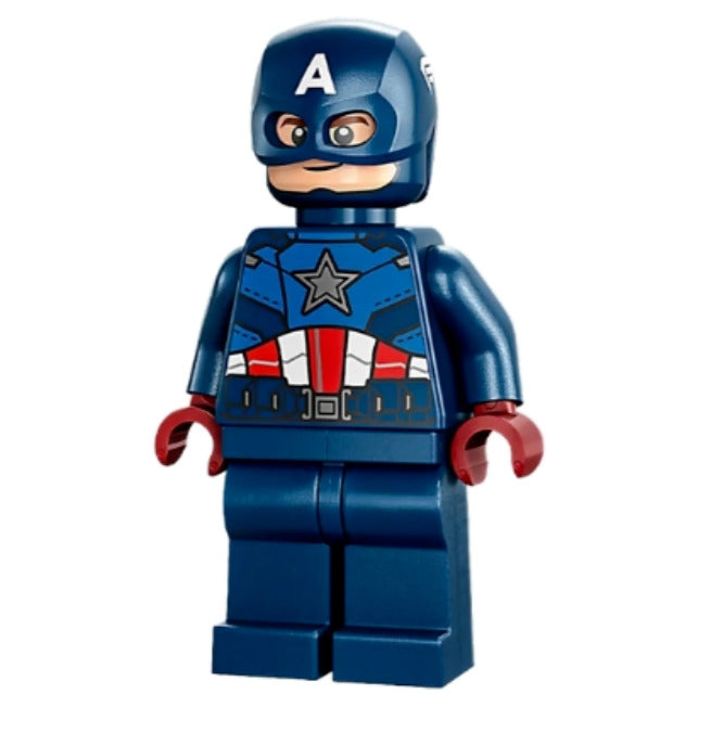 Lego Captain America 76248 Blue Suit Red Hand Helmet Super Heroes Minifigure