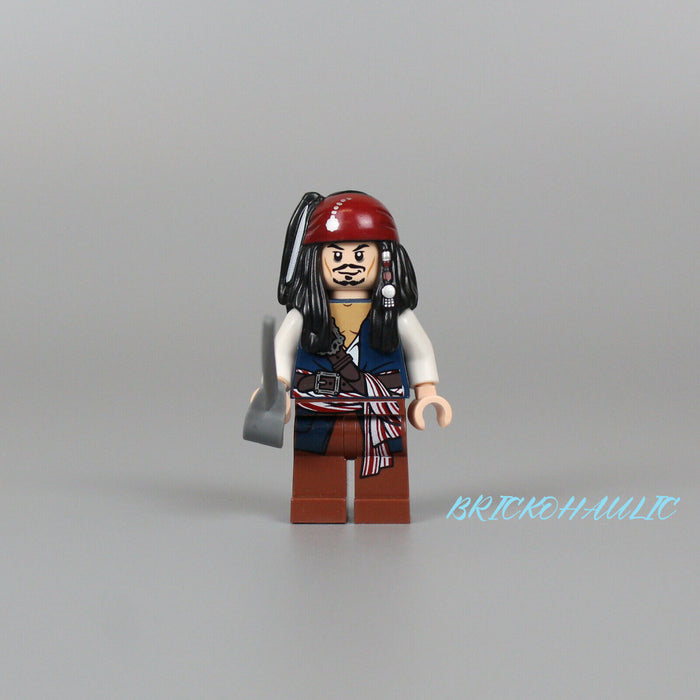 Lego Captain Jack Sparrow 4183 4192 4191 Pirates of the Caribbean Minifigure