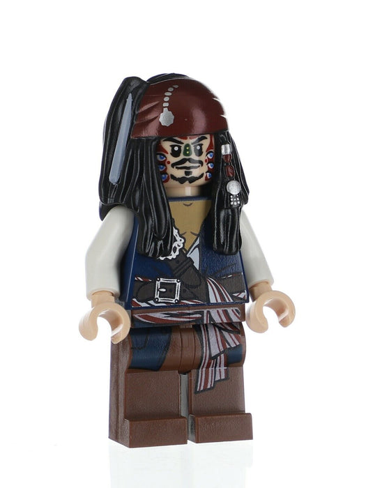 Lego Captain Jack Sparrow Cannibal 4182 Pirates of the Caribbean Minifigure