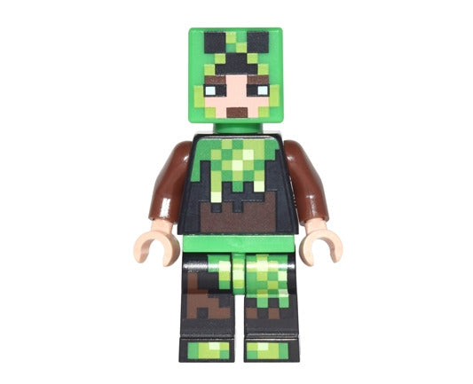 Lego Minecraft Skin 6 Pixelated Bright Green blister pack Minecraft Minifigure