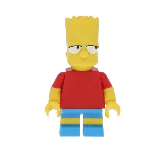 Lego Bart Simpson 71006 Eyes Looking Left The Simpsons Minifigure